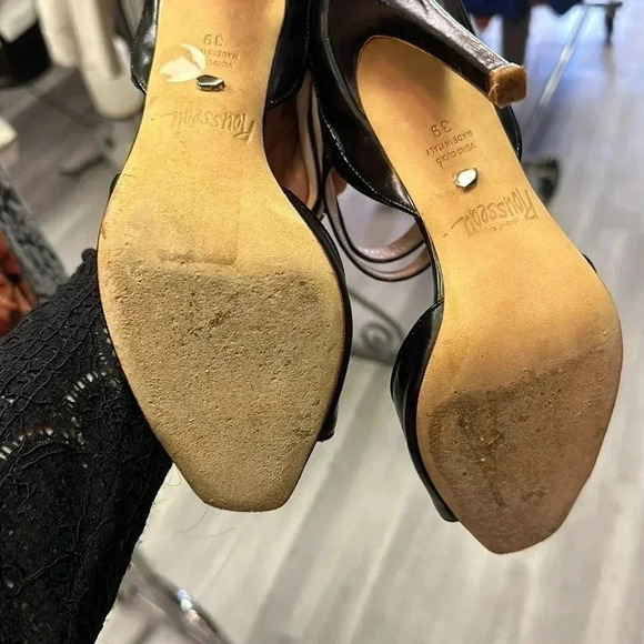 Jerome C. Rousseau Black Heels size 39 European - Picture 9 of 10